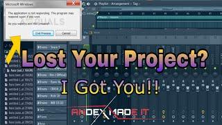 Recover Lost Projects On FL Studio