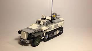 Обзор на LEGO sdkfz 250 (by brickmania).