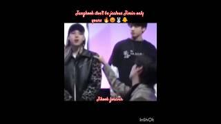 Jungkook don't be jealous Jimin only yours  #jikook #jikookff #minkook #kookmin #bts #shorts