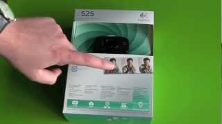 Logitech C525 HD Webcam Unboxing