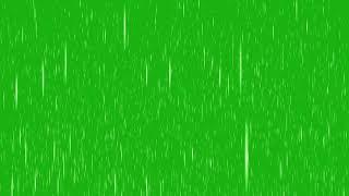 rain effect green screen video 4k