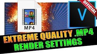 How To Render The HIGHEST Quality .MP4 ‍ VEGAS 16 Tutorial #57 