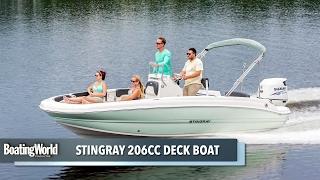 Stingray 206CC Deck Boat – Boat Test