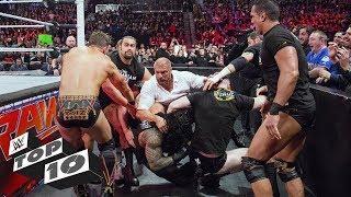 Craziest locker room-clearing clashes: WWE Top 10, June 24, 2019