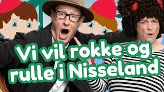  VI VIL ROKKE OG RULLE I NISSELAND  JULEPARTY-SANG for børn  Popsi og Krelle julemusik julesange