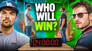 YouTuber vs Real Carpenter | Deck Challenge