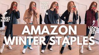 16 AMAZON WINTER STAPLES | Amazon Winter Outfits | Amazon Try On Haul