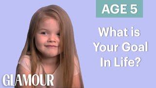 70 People Ages 5-75 Answer: What’s Your Goal In Life? | Glamour