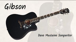 Gibson Dave Mustaine "Songwriter" Acoustic Guitar. [23/May/2022]