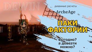 Archeage: Паки фактории