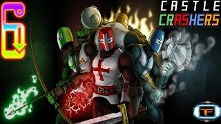 Прохождение Castle Crashers (CO-OP) — Эпизод 6: ЛАВА! (Босс: Дракон с носком)