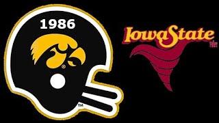 1986 Iowa State Cyclones @ Iowa Hawkeyes Football (Full Game - No Huddle)