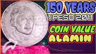 One Peso Coin (150 YEARS) Dr. Jose Rizal) Commemorative Coin