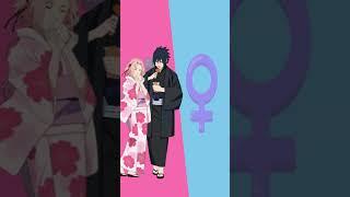 【NARUTO-BORUTO】characters family | Female and Male ️ #genderswap #anime #naruto #tiktok #video