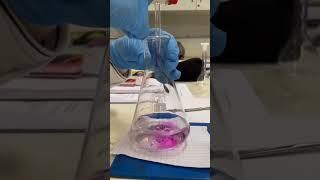 Titration ‍ #chemistry #chemistrylover #chemistryrevision