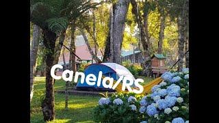 Acampamento em #CANELA/RS; Pórtico de Gramado/RS e Rodovia dos Plátanos