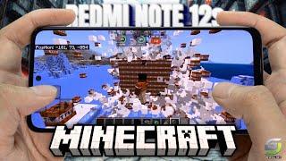 Redmi Note 12s test game MineCraft | Helio G96