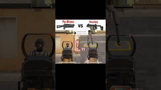 Pp-19 Bizon vs Vector damage #pubg #pubgtipsandtricks