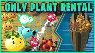 Can you beat PvZ2 with only the Plant Rental? (Ancient Egypt)