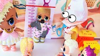 HOW DID THE KIDS GROW UP!? DOCTOR IN SHOCK Dolls LOL LOL surprise kindergarten funny cartoons