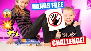 EXTREME HANDS FREE CHALLENGE!! [Alles Zonder Handen Doen] DeZoeteZusjes