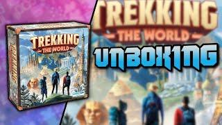 Trekking the World Unboxing |  Underdog Games ​