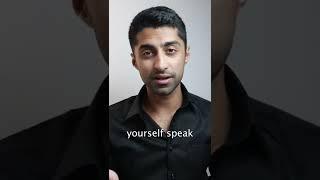 Start the habit of recording yourself speak