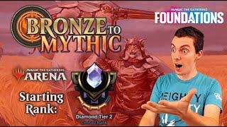  Bronze To Mythic: Episode 28 - Starting Rank: Diamond 2 - MTG Arena:  Foundations 