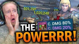 BUILDING HE-MAN! NEW BEST GOD DAMAGE NUKER - Raid Shadow Legends Build Guide