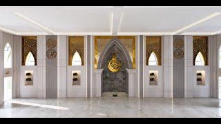 Modern Masjid interior Design in enscape Sketchup | Design by IID Studio | Mosque Design