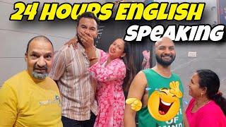24 hours speaking English Challenge  || priya jeet vlogs #familyvlog
