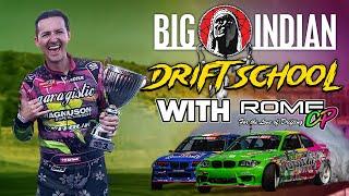 Learn to drift with Rome CP at Big Indian Drift School