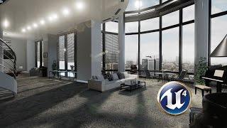 Speed 3D Interior Decorating - Apartment Scene - Unreal Engine 4