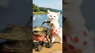  Kitten Makes Illegal Shoes to Help His Injured Dad 