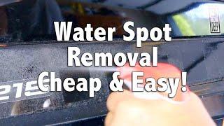 How To Remove Water Spots On Your Boat Part 2