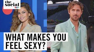 Eva Mendes says Ryan Gosling Makes Her Feel Sexy | The Social