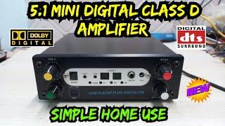 HOW TO ASSEMBLE 5.1 MINI CLASS D AMPLIFIER FOR HOME