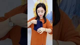 Cozy Charm:Woolen Scarf That Doubles as a Stylish Headband#shorts #viralvideo#trending