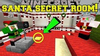 Minecraft: SANTA'S SECRET ROOM!!! - Find The Button Christmas Dreams - Custom Map