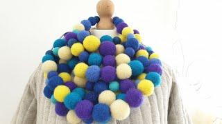 Wool beads with your own hands. Felting Шерстяные бусы своими руками. Валяние