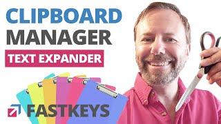 Clipboard Manager - Ultimate Productivity Hack You've Been Missing Out On [FastKeys tutorial].