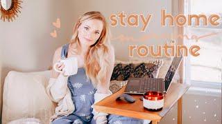 SPRING AT HOME MORNING ROUTINE | staying productive + healthy