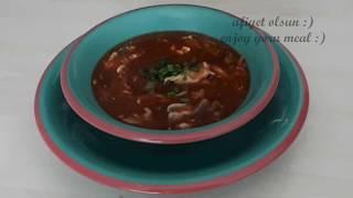 ACILI  EKŞİLİ ÇİN  ÇORBASI & HOT  SOUR CHİNESE SOUP RECİBE