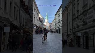 Walking in oldtown in Bratislava, Slovakia! ‍️