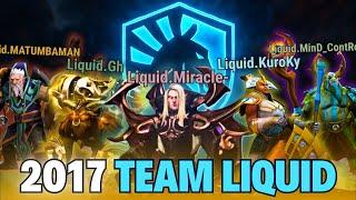 the only dota 2 roster that has this much aura - [2017 Team Liquid]