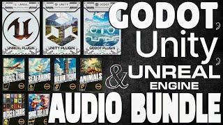 Awesome Godot, Unreal and Unity Game Audio Bundle -- Plugins, Sound Effects & Music