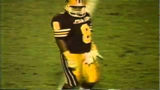 Oregon LB Bjarne Jensen sacks ASU QB Daniel Ford 11-07-1987