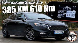 2017 Ford Fusion 2.7 Ecoboost (385 KM) | V-MAX, 0-100, 100-200 km/h. Prezentacja & AUTOBAHN. | 4K