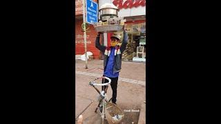 Hardworking Man Selling Chole Kulche #shorts #streetfood