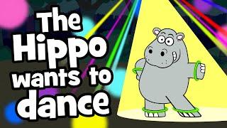 Animal children's song - Hippo dance - The Hippo wants to dance | Hooray Kids Songs & Nursery Rhymes